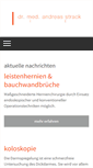 Mobile Screenshot of chirurgie-strack.de